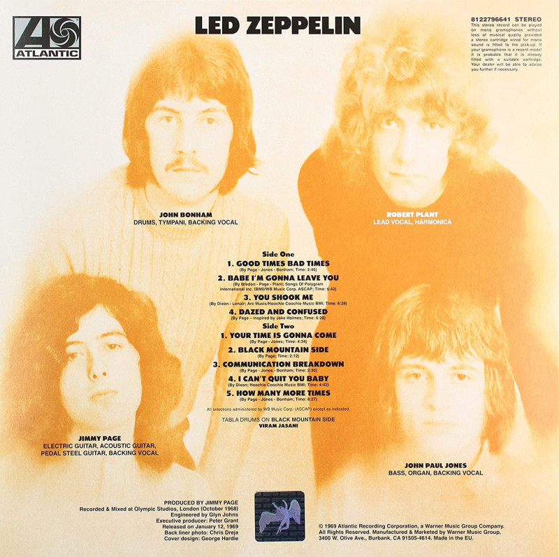 Led Zeppelin "I" Vinilo
