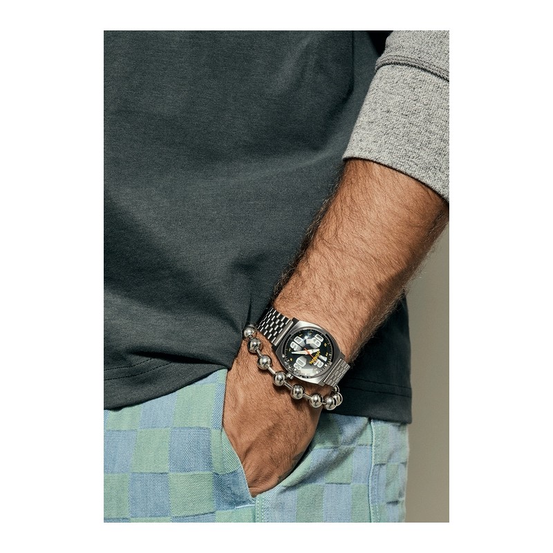 Nixon Time Teller Fisheye/Silver/Black