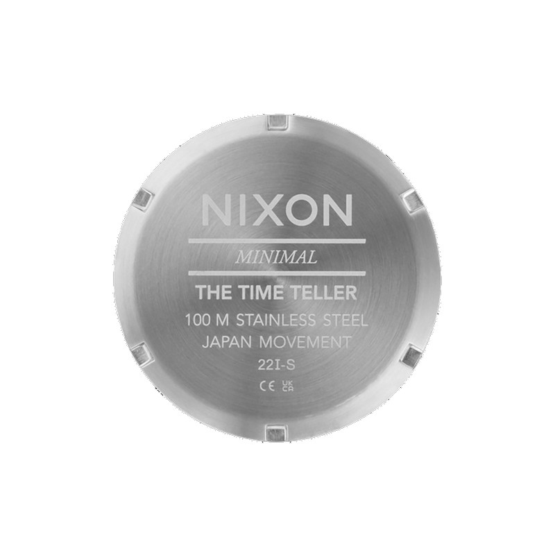 Nixon Time Teller Fisheye/Silver/Black