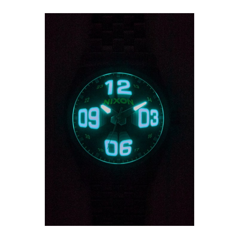 Nixon Time Teller Fisheye/Silver/Black