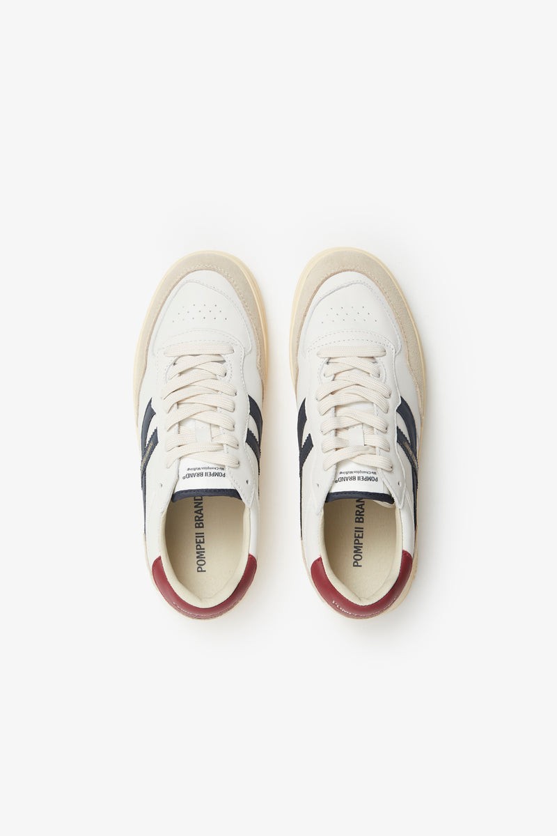 Pompeii Elan Pippa Leather Ecru Navy...