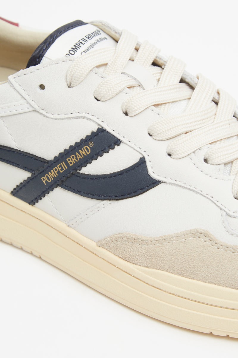 Pompeii Elan Pippa Leather Ecru Navy...