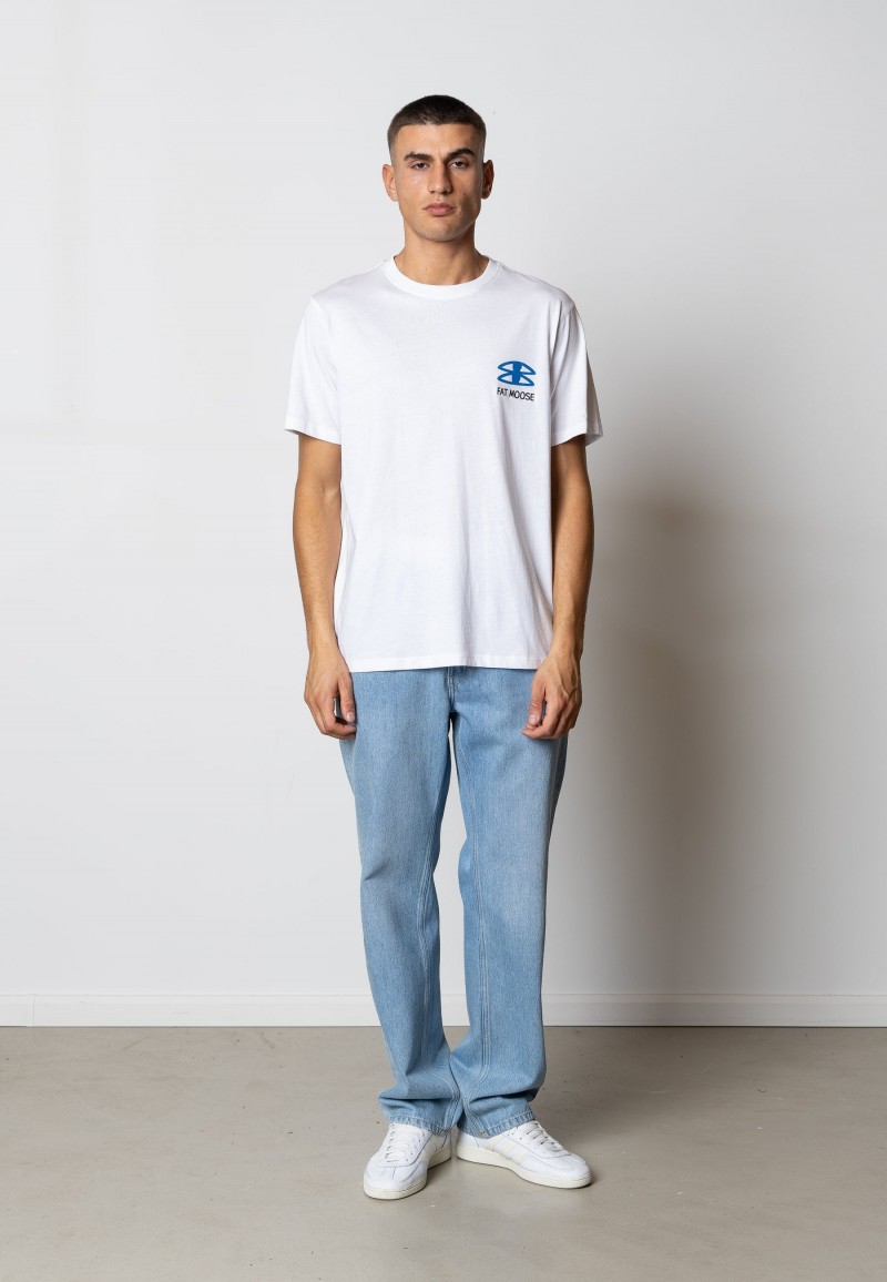 Fat Moose Lutz Tee White