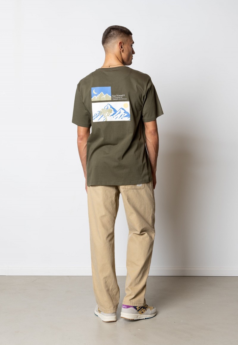 Fat Moose Marcel Tee Army