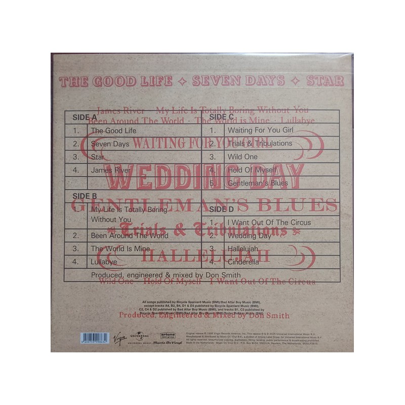 Cracker "Gentleman's Blues" Vinilo 2 LP