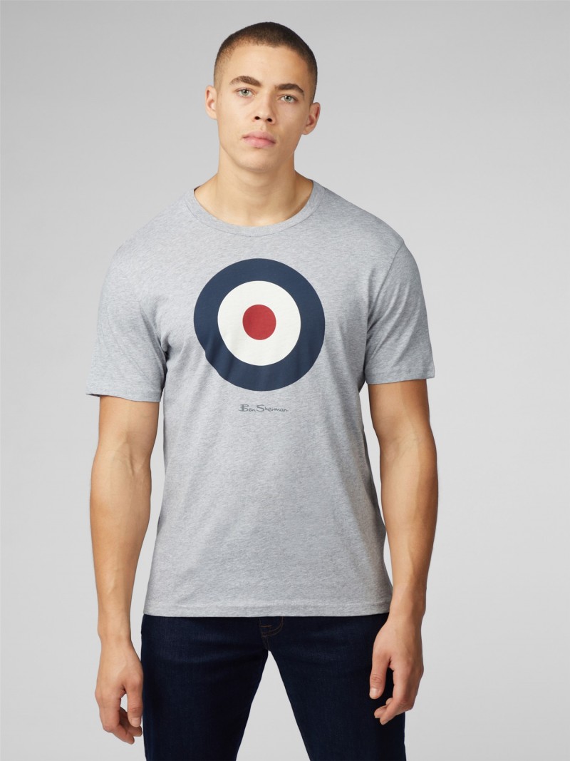Ben Sherman Signature Target Tee Grey