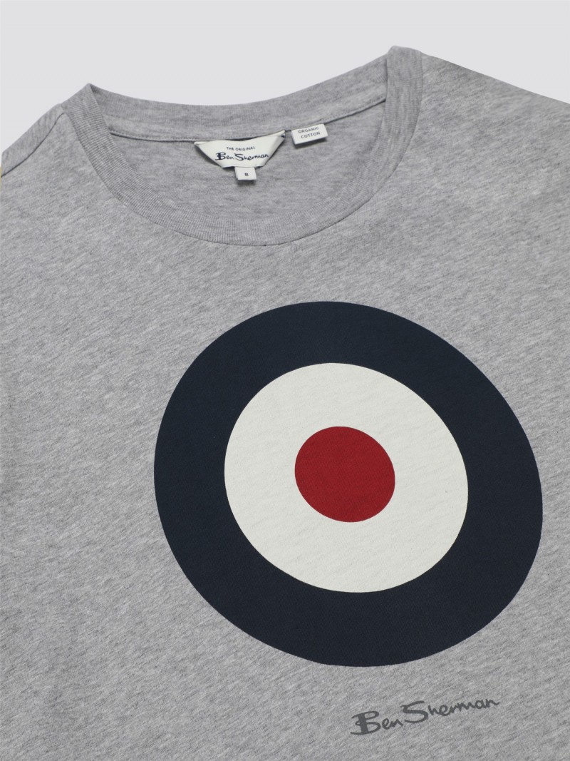 Ben Sherman Signature Target Tee Grey