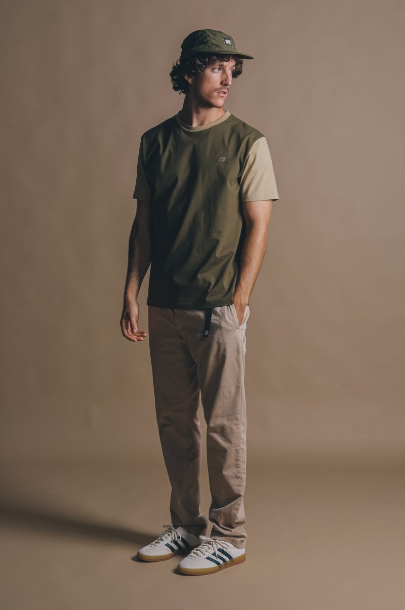 Trendsplant Color Block Tee Dark...