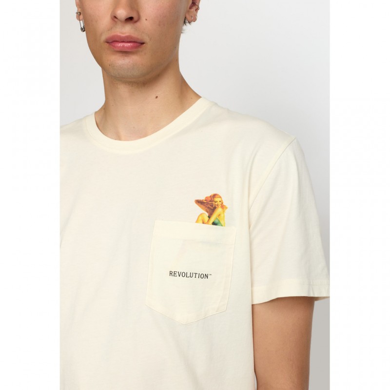 Revolution 1391 P22 Regular Tee Offwhite