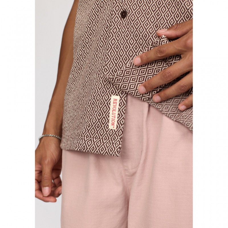 Revolution 3175 Jacquard Cuban Shirt...