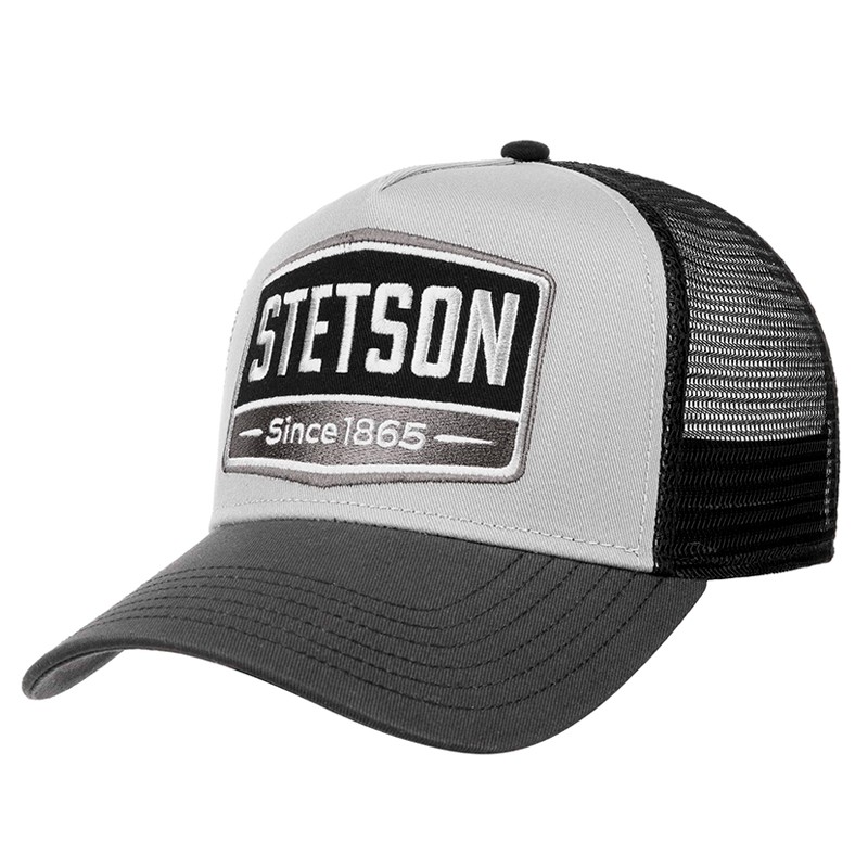 Stetson Gasoline Trucker Cap Grey/Black