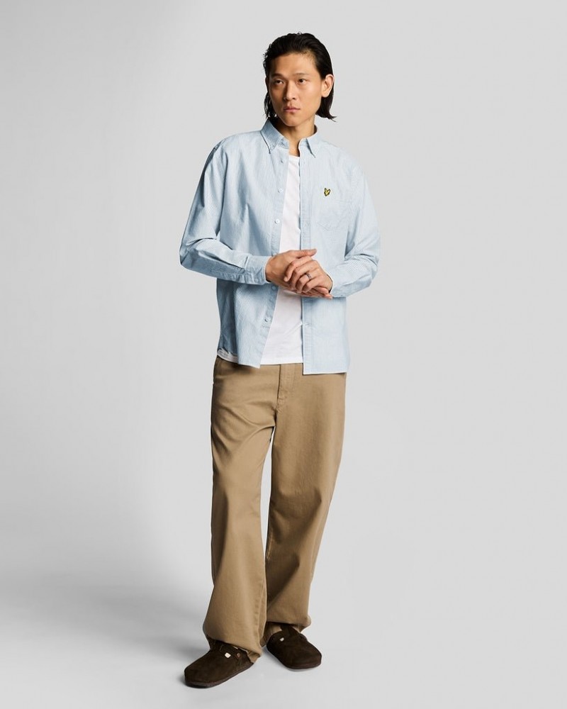 Lyle & Scott Stripe Oxford Shirt...