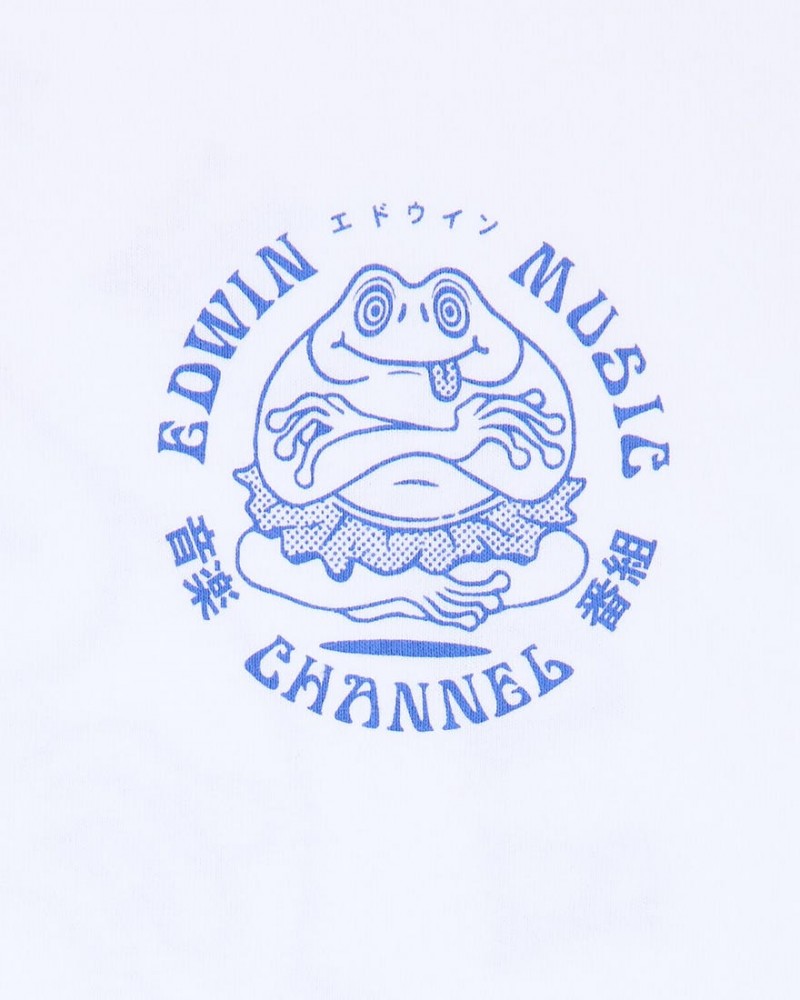 Edwin Music Channel Tee White