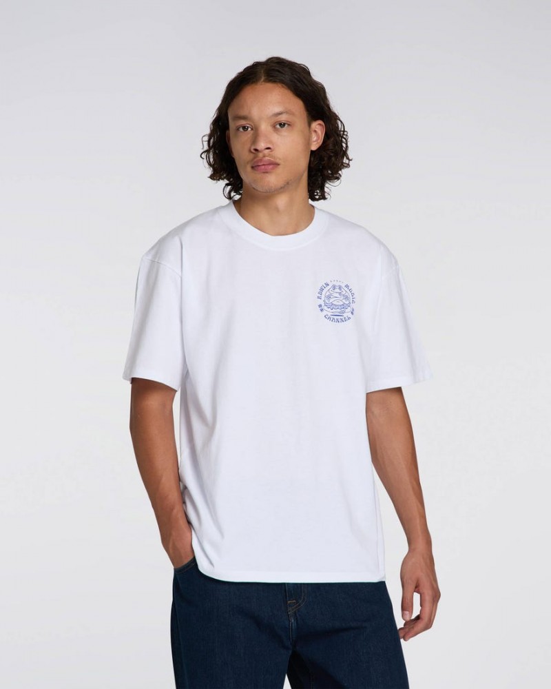 Edwin Music Channel Tee White