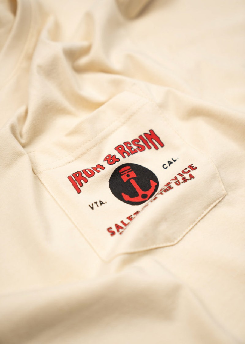 Iron & Resin Durable Goods Pocket Tee...
