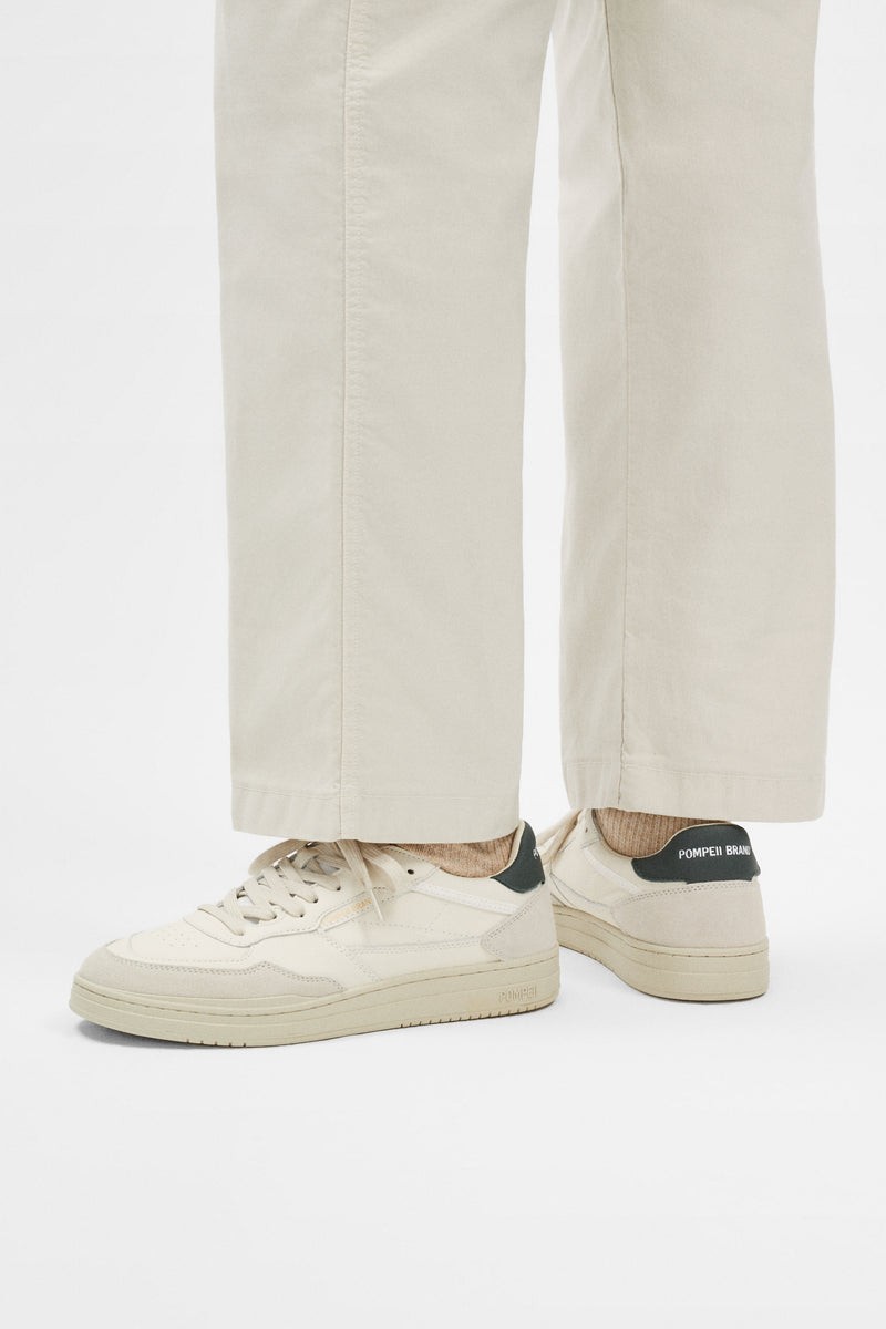 Pompeii Elan Leather Ecru Jasper