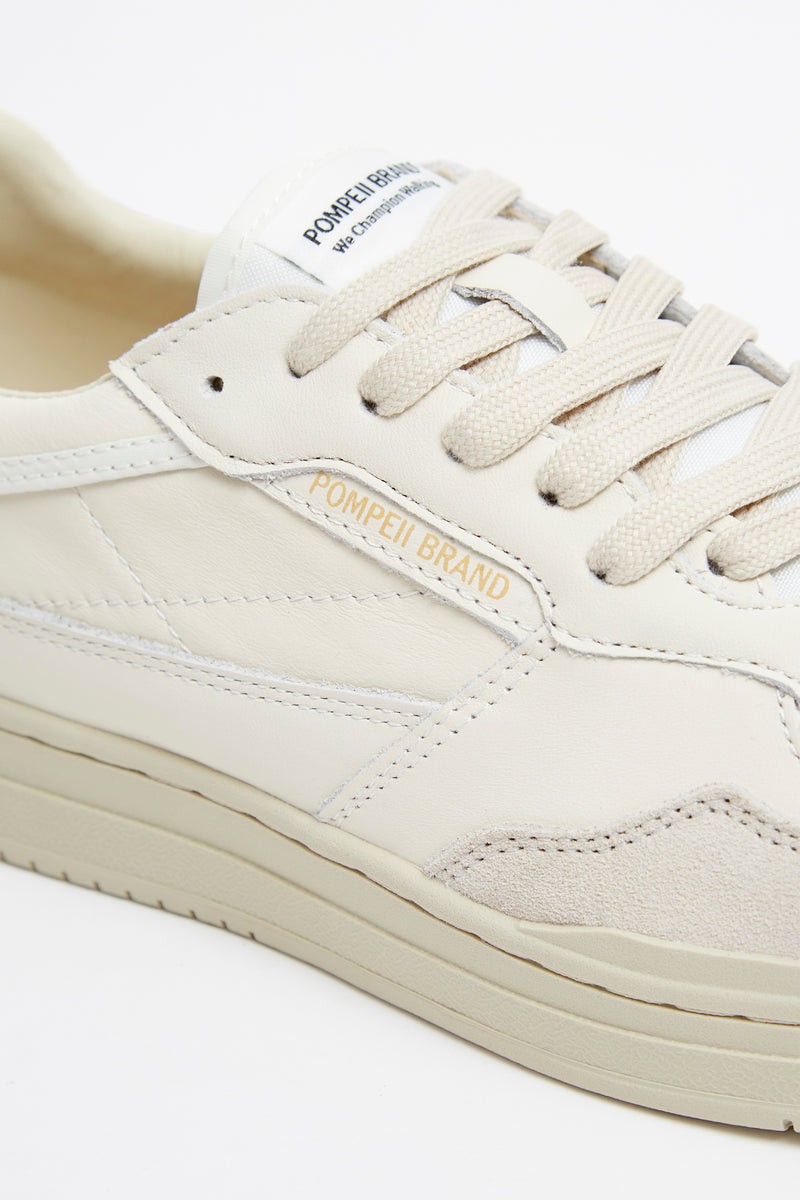 Pompeii Elan Leather Ecru Jasper