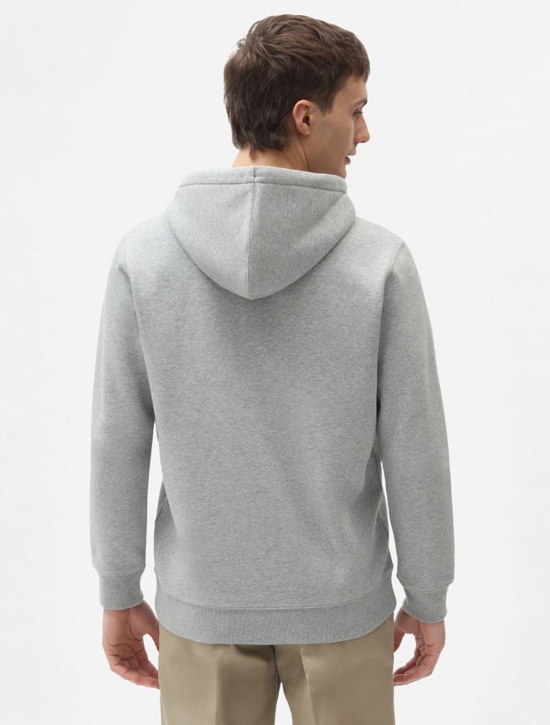 Dickies Oakport Zip Hooded Heather Grey