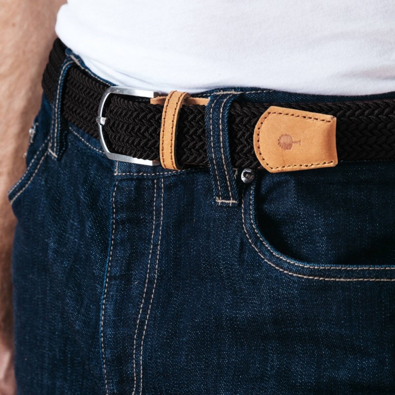 Faguo Woven Belt Black