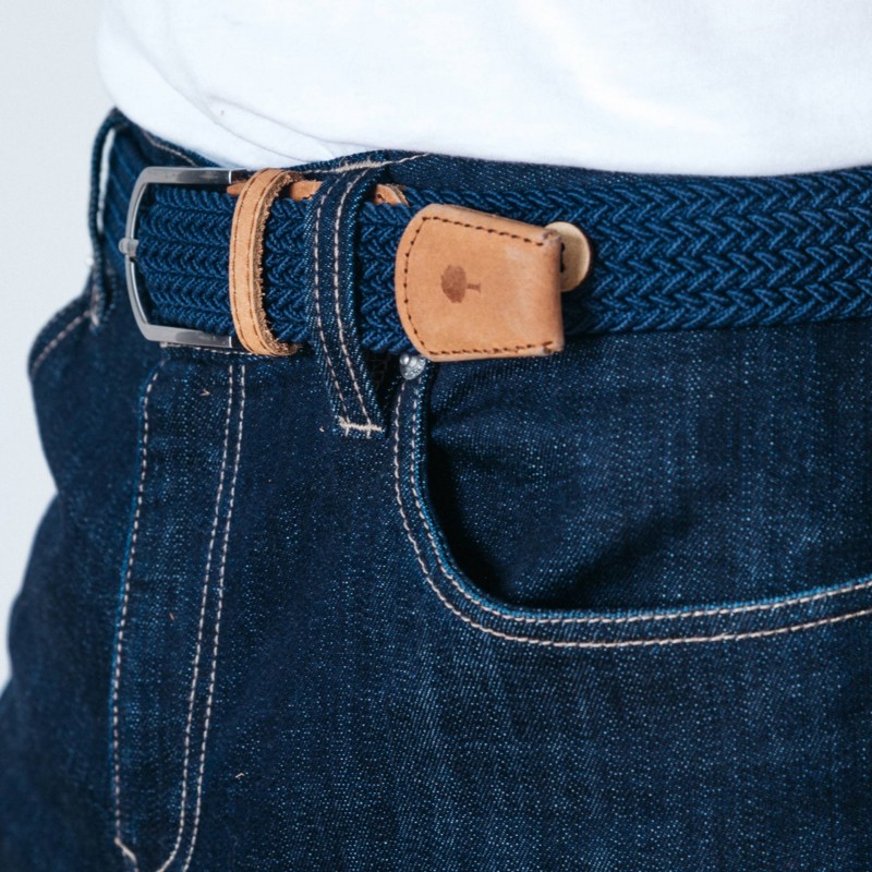 Faguo Woven Belt Navy