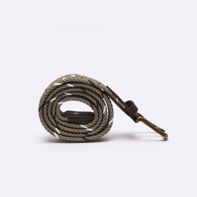 Faguo Woven Belt Beige/Brown