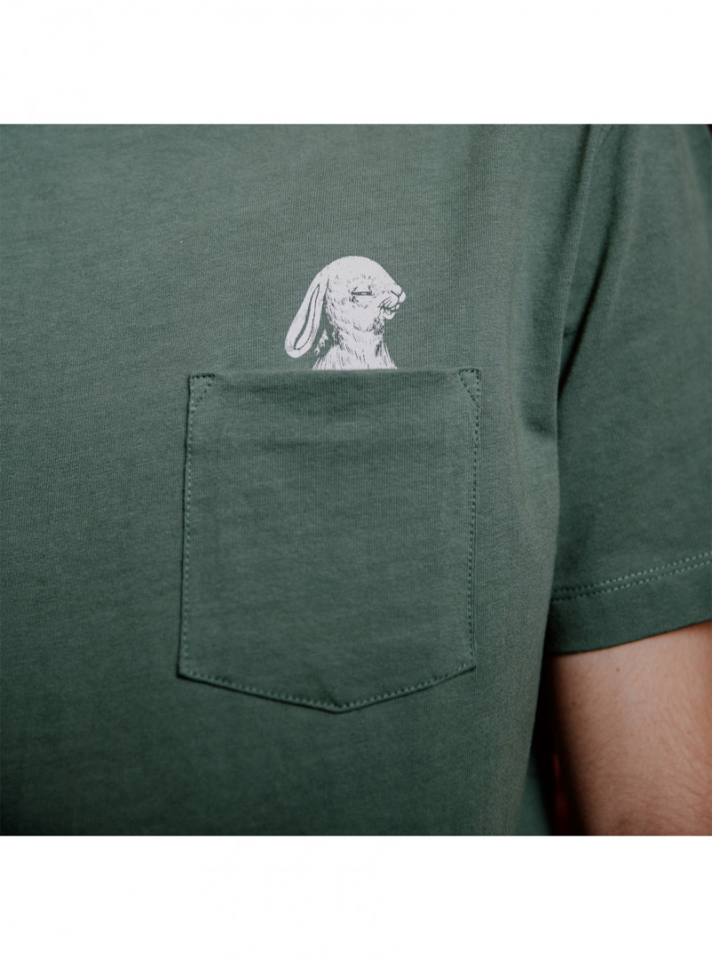 The Dudes Mates Tee Bottle Green