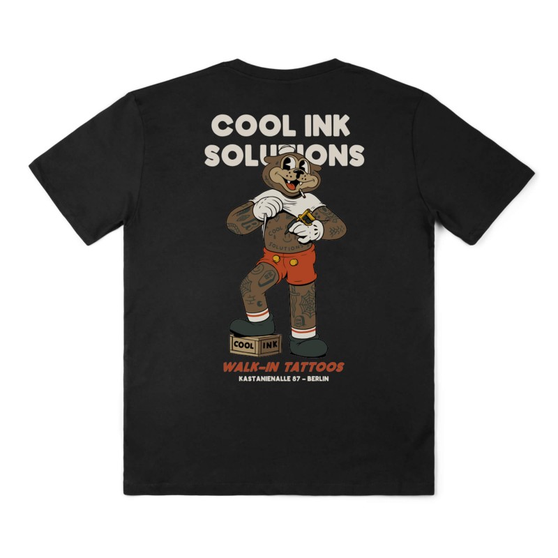 The Dudes Walking Tattoo Tee Black