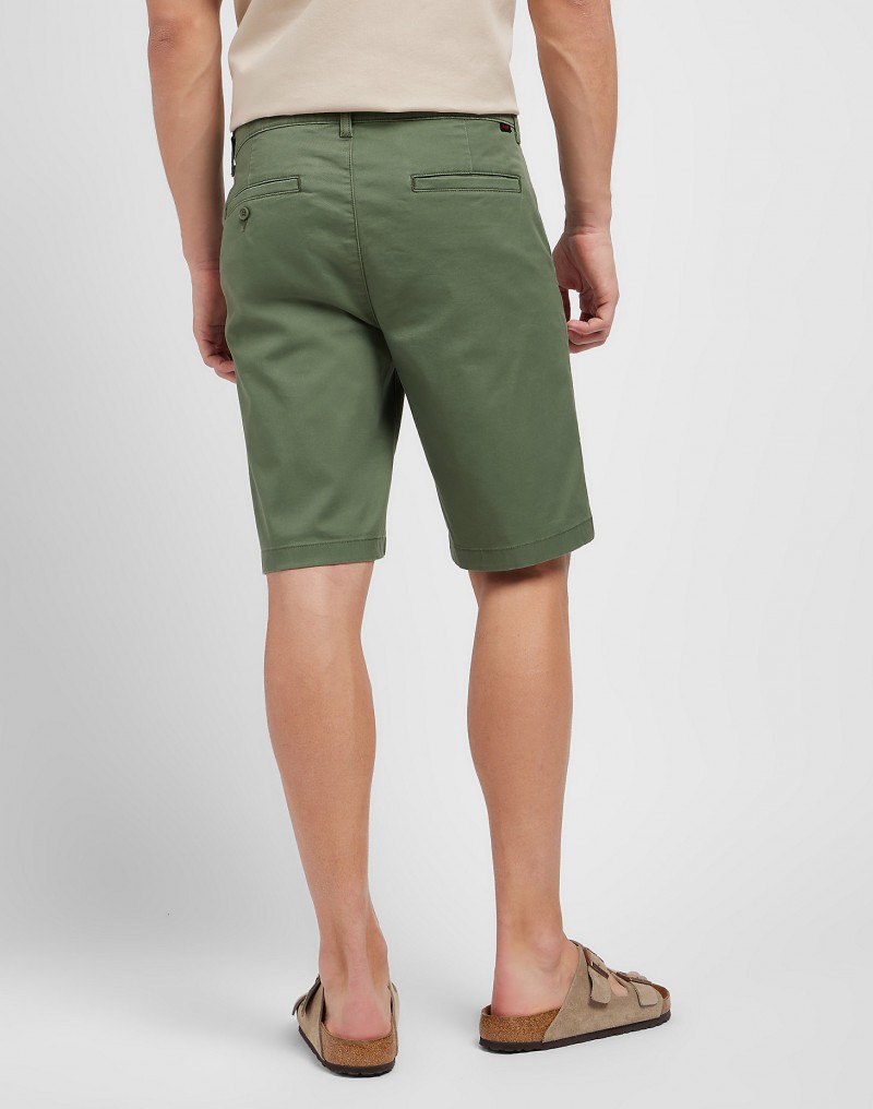 Lee Regular Chino Short Olive Grove