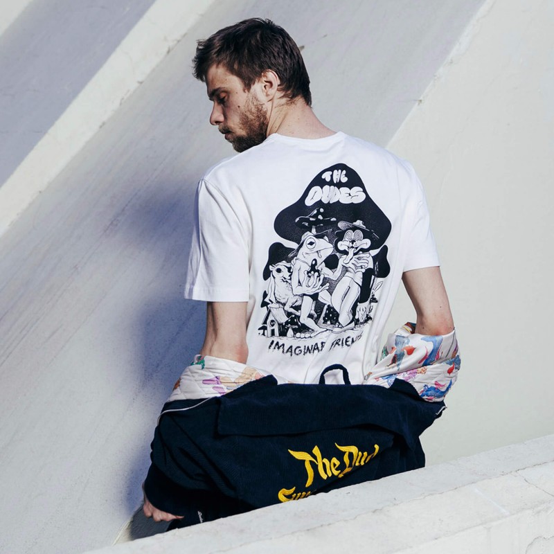 The Dudes Imaginary Friends Tee Offwhite