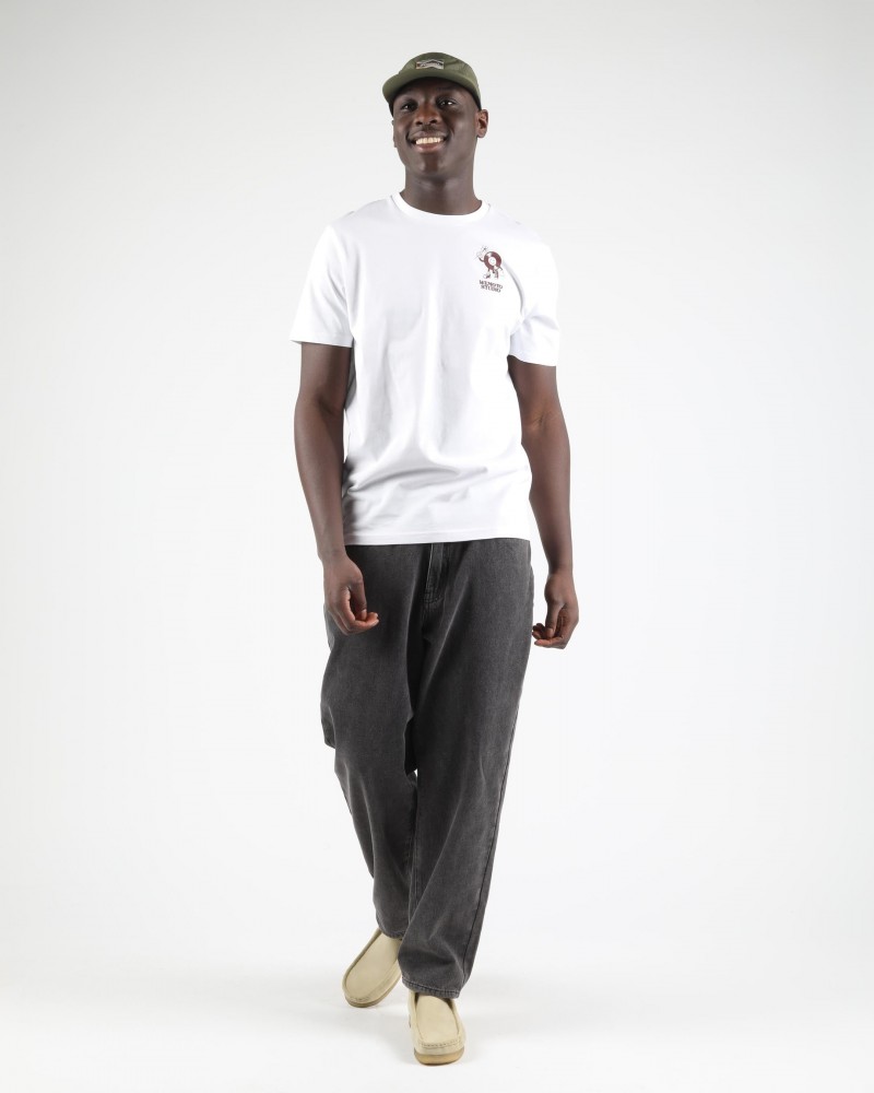 Wemoto Record Tee White