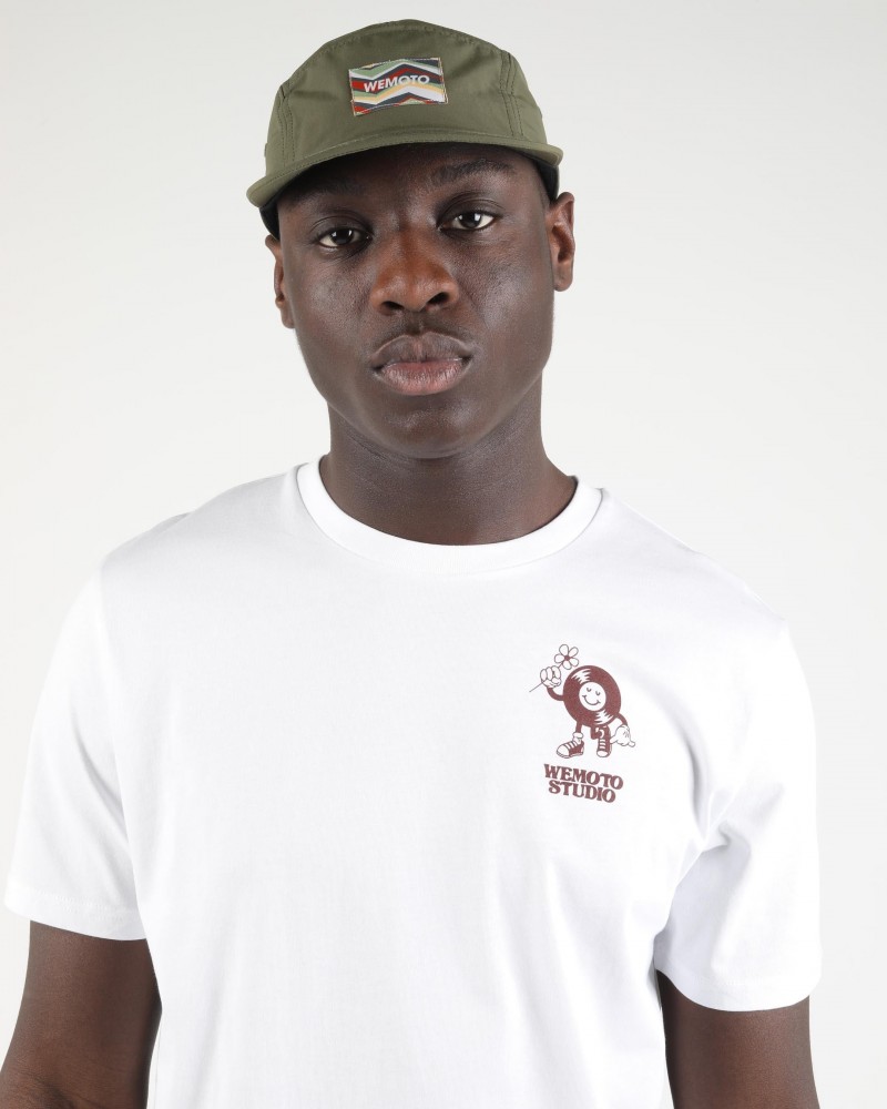 Wemoto Record Tee White