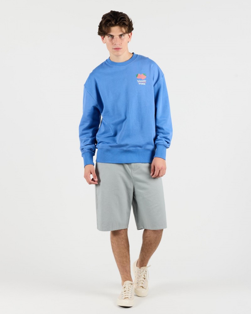 Wemoto Strawberry Printed Crewneck...