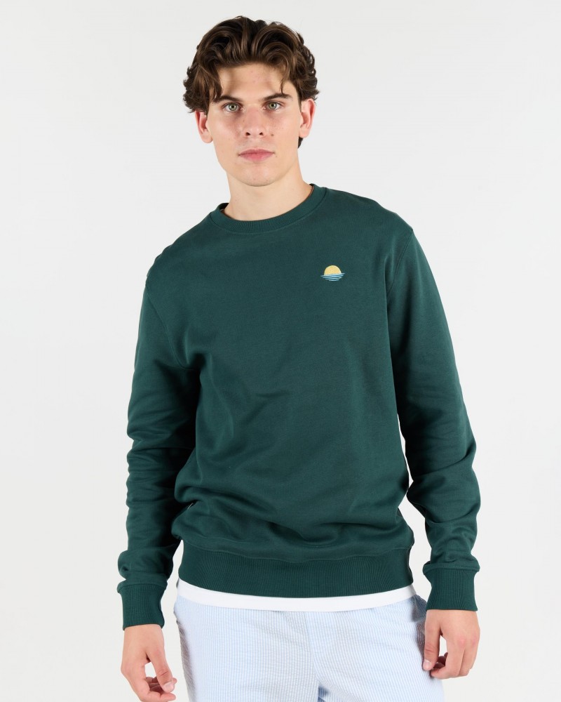 Wemoto Sundown Embroidered Crewneck...