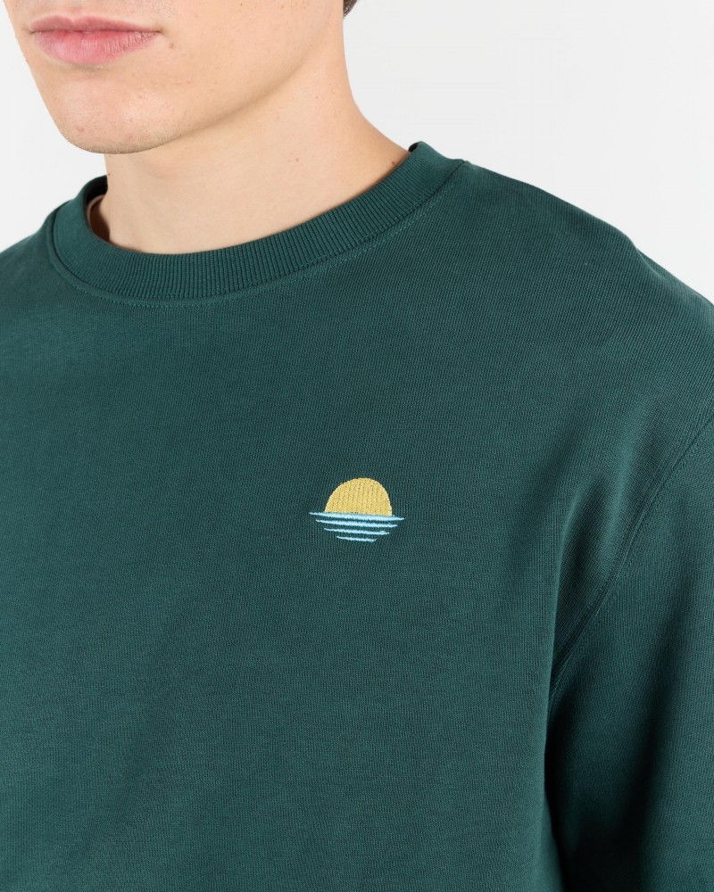 Wemoto Sundown Embroidered Crewneck...