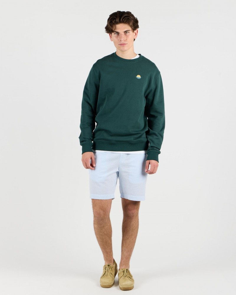 Wemoto Sundown Embroidered Crewneck...