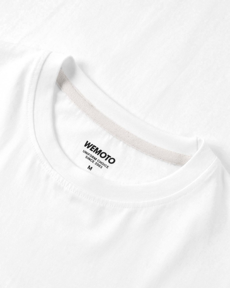 Wemoto Box Printed Tee White