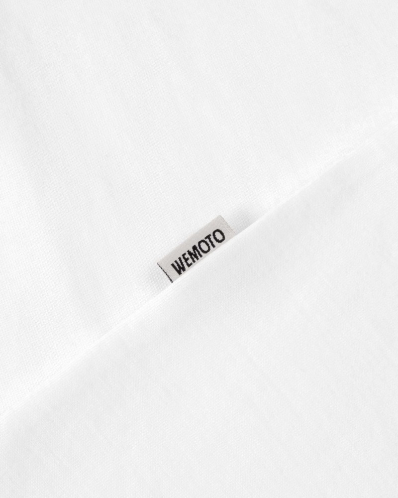 Wemoto Box Printed Tee White