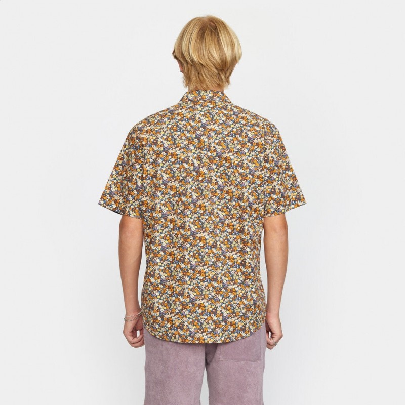 Revolution 3112 Cuban Shirt Orange