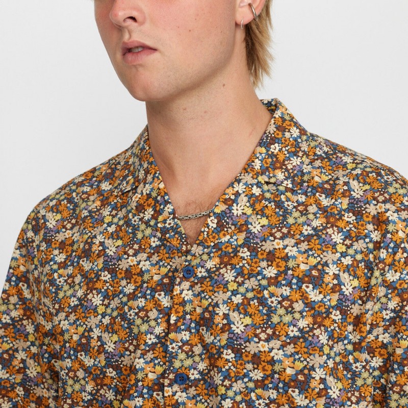 Revolution 3112 Cuban Shirt Orange