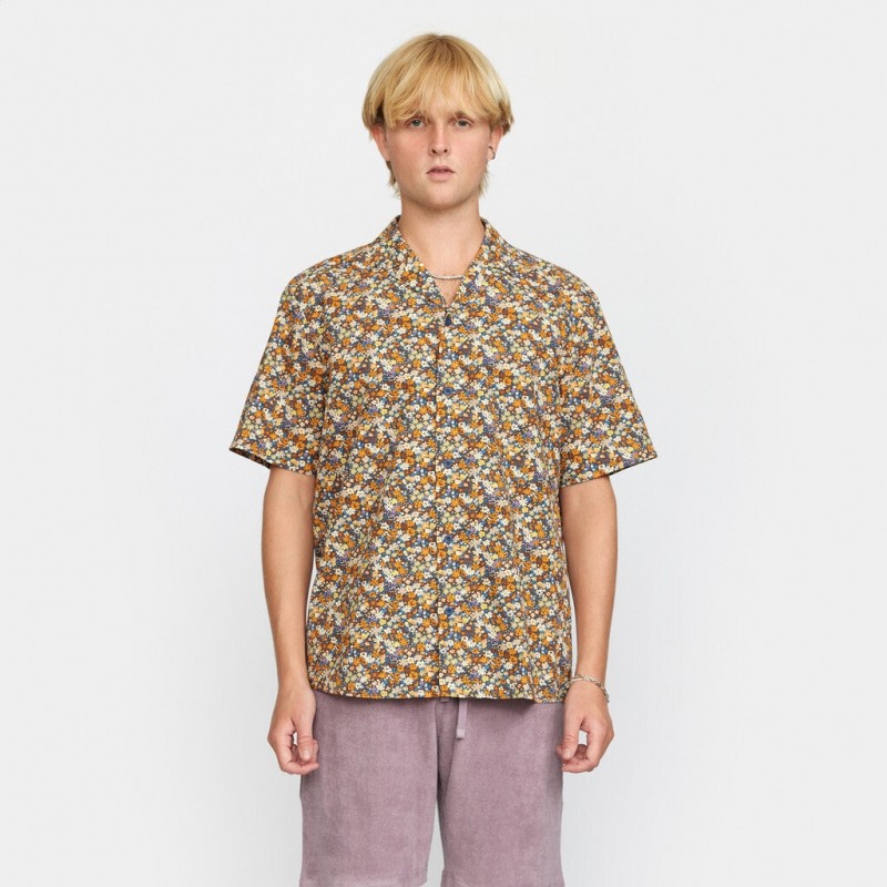 Revolution 3112 Cuban Shirt Orange