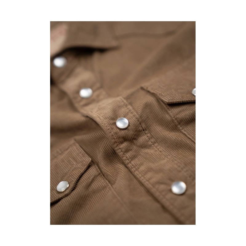 Iron & Resin Cody Corduroy Shirt Bronze
