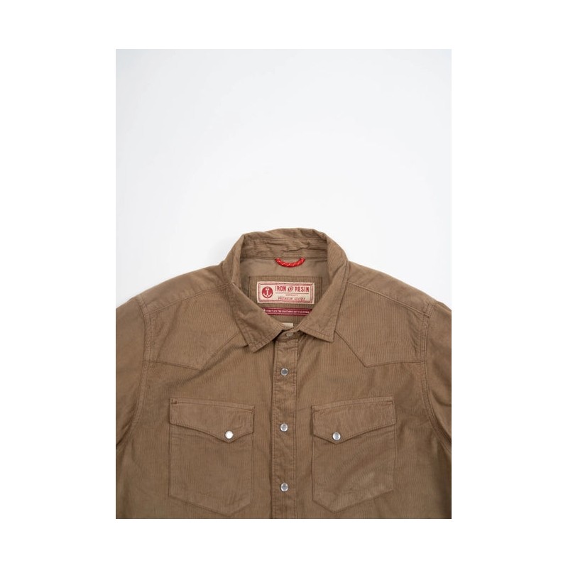 Iron & Resin Cody Corduroy Shirt Bronze