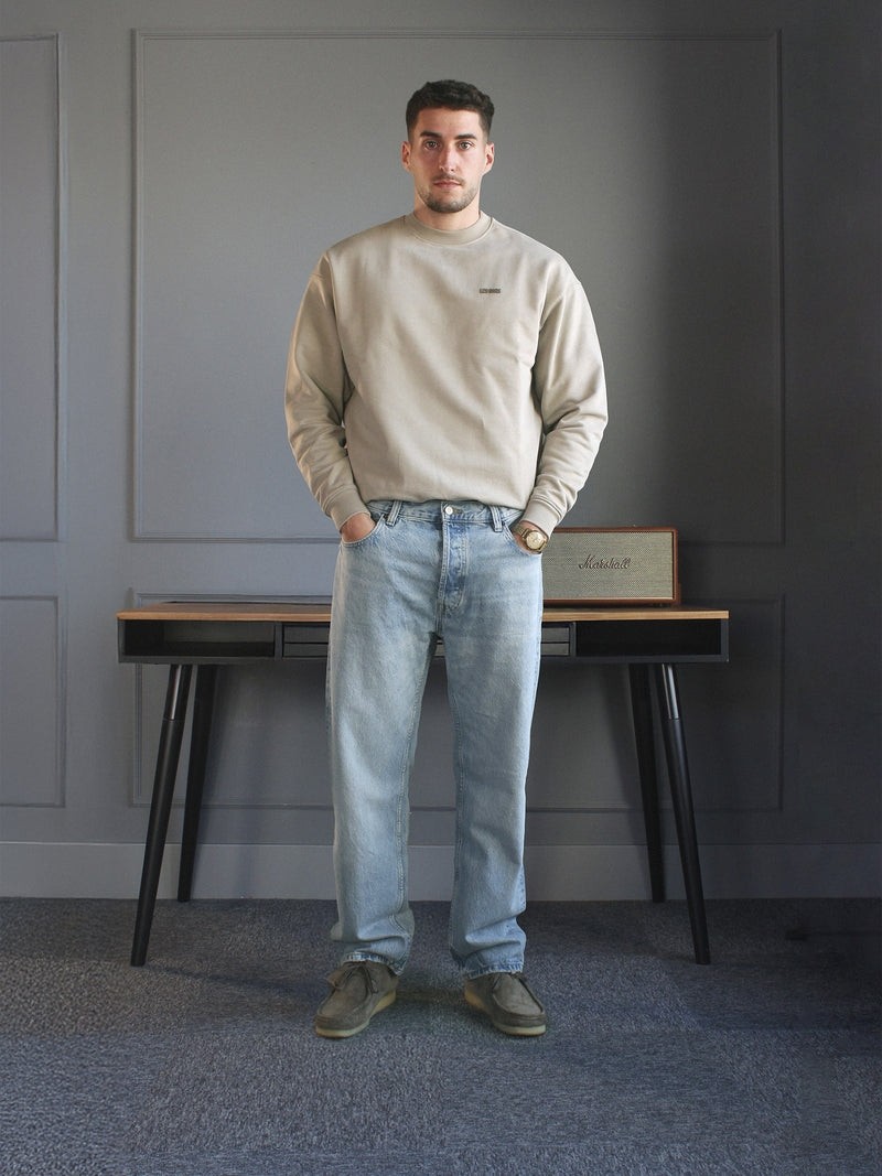 Les Gars Monogram Sweatshirt Crewneck...