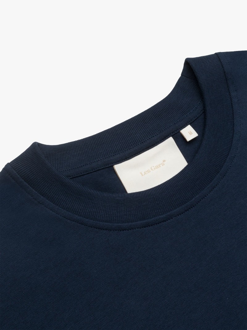 Les Gars Monogram Tee Blazer Blue