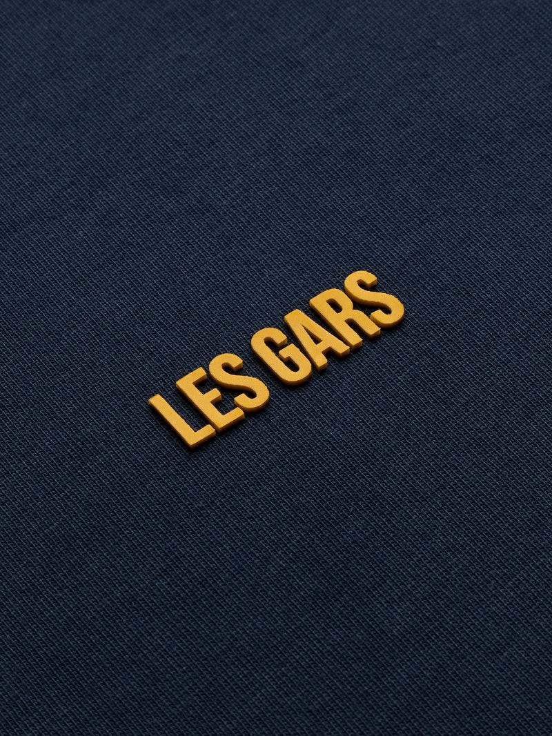 Les Gars Monogram Tee Blazer Blue