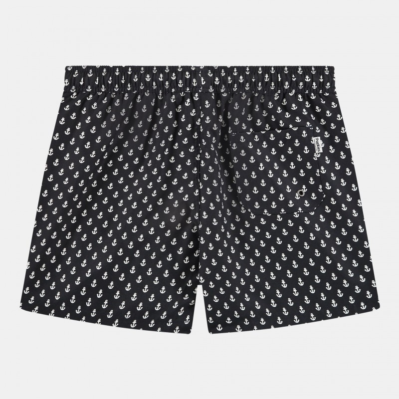 Pockies Anchor Shorties Boardshort Black