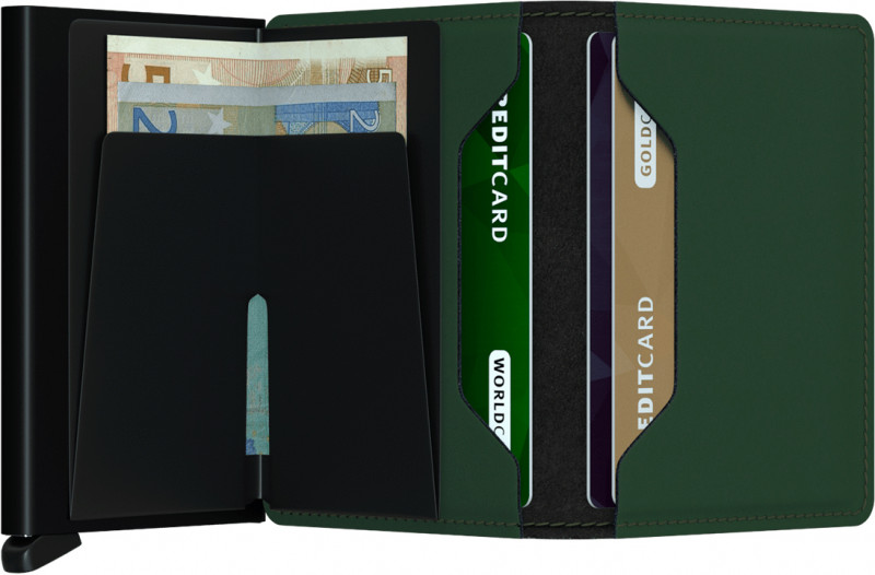 Secrid Slim Wallet Matte Green/Black