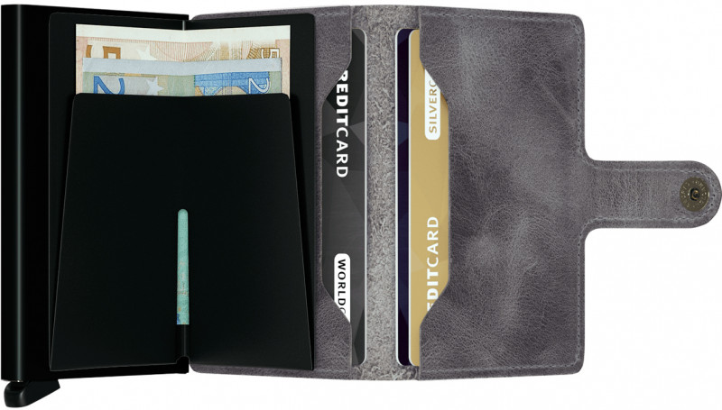 Secrid Mini Wallet Vintage Grey/Black