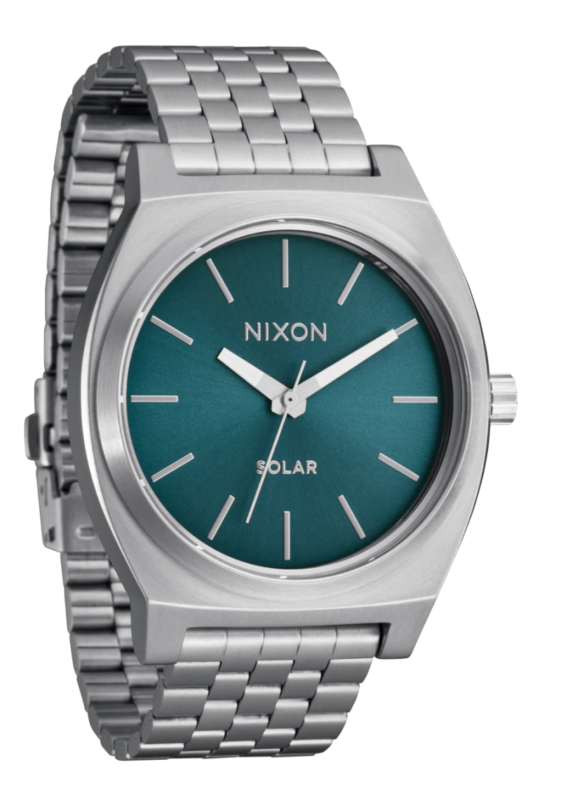 Nixon Time Teller Solar Silver/Dusty...