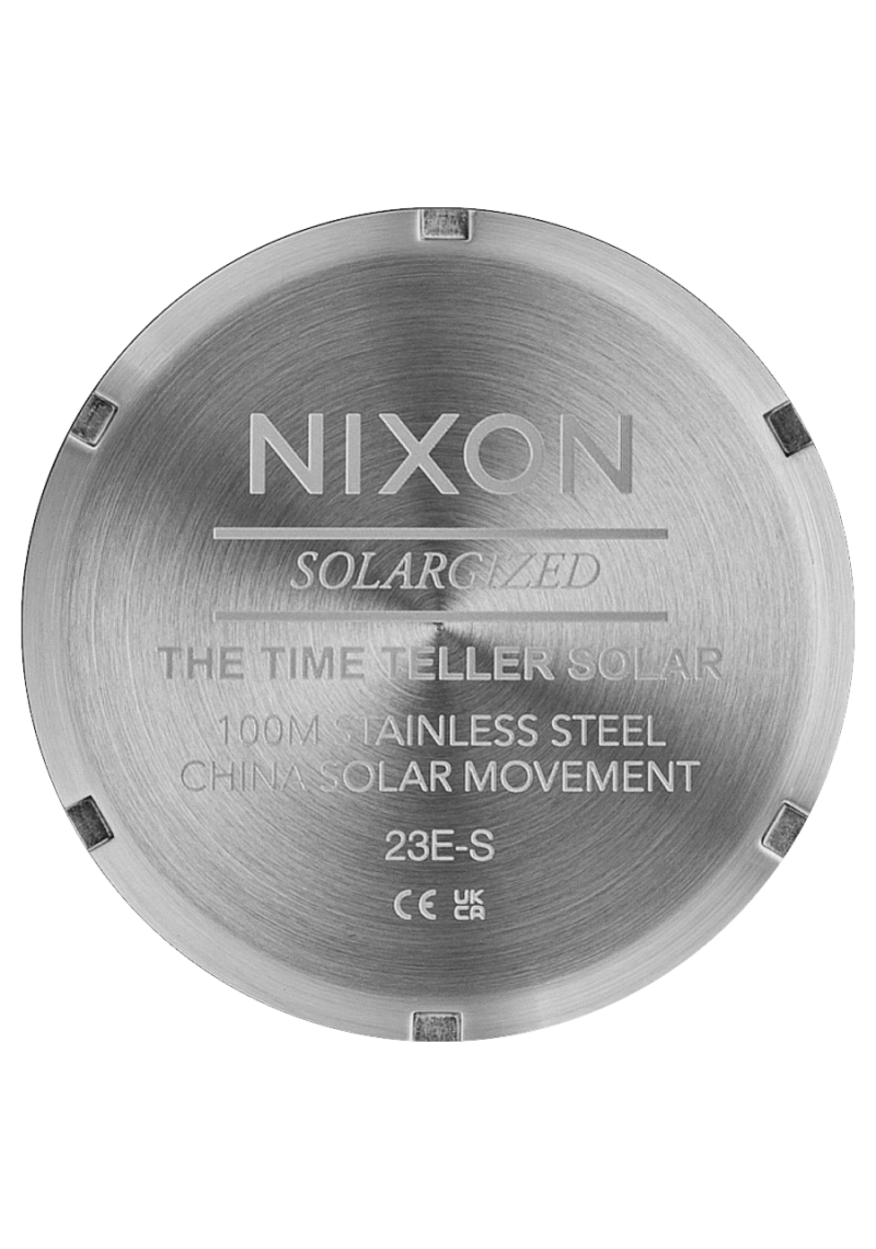 Nixon Time Teller Solar Silver/Dusty...